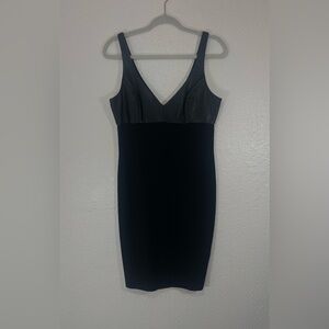 L’AGENCE Lambskin Black Sleeveless Mini Dress Women’s 6 Little Black Dress LBD